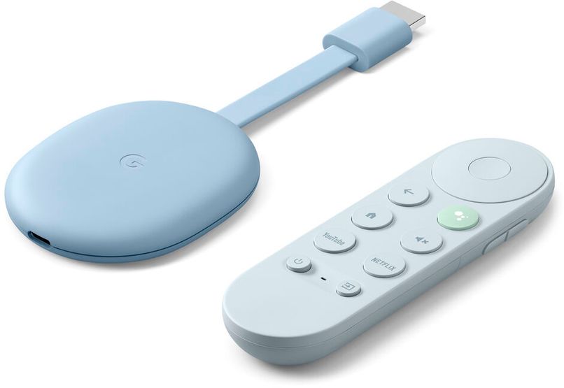 Voogedastusseade Google Chromecast with Google TV 4K, sinine - Klick e-pood