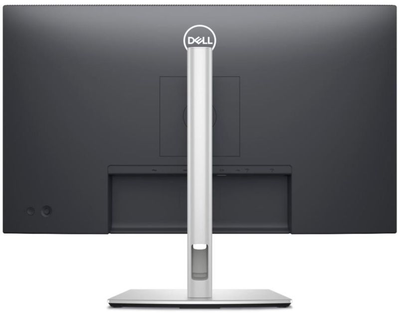 Delli 27-tollise monitori P2725H tagavaade, hõbedase reguleeritava aluse ja musta raamiga. Esteetiline ja kaasaegne disain.