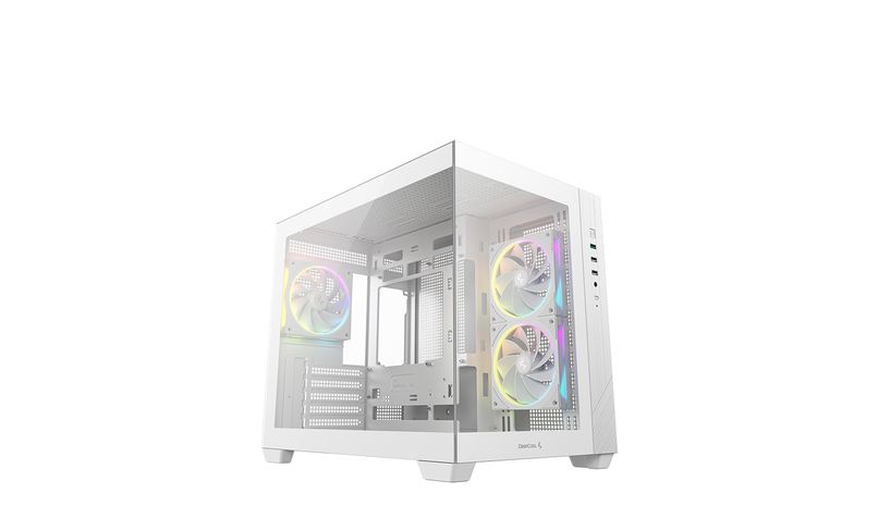 Deepcool CG330 3F WH – White Computer Case for PC Builds - Klick