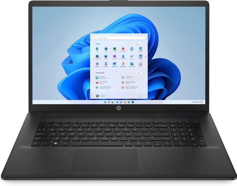 Sülearvuti HP 17, Ryzen7 8GB 512GB, must - Klick e-pood