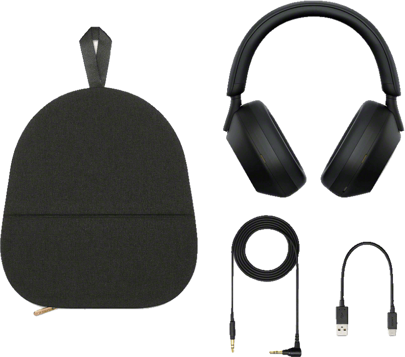 Sony WH-1000XM5 Black – noise cancelling headphones - Klick