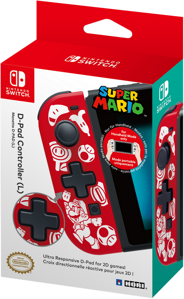 Nintendo Switch - mori Hori Nintendo Switch D-Pad Controller (Left) Mario - Klick