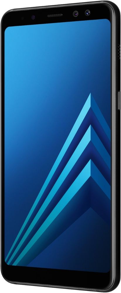 Nutitelefon Samsung Galaxy A8, 32GB, must. Sellel on suur lõpmatusekraan, veekindel disain ja kahekordne esikaamera.