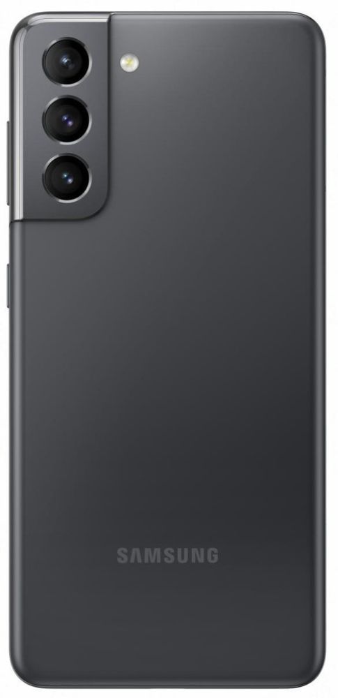 Samsung Galaxy S21 5G nutitelefon, 8GB RAM + 256GB mälu, hall - stiilse tagaküljega, kolme kaameraga
