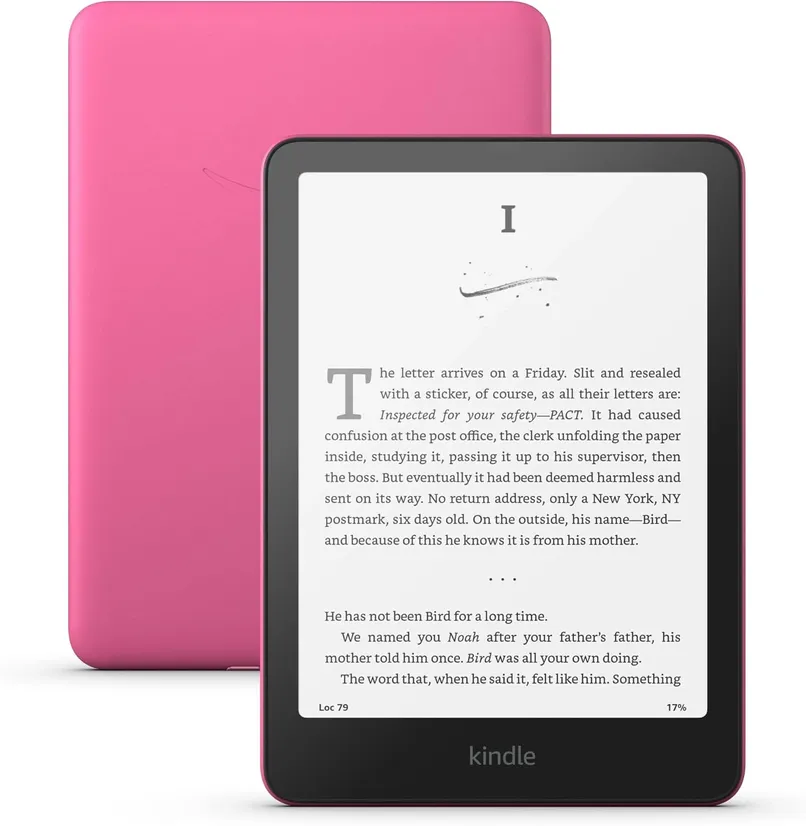 Kindle Paperwhite 2024 12th Gen – 16GB e-luger, roosa - Klick