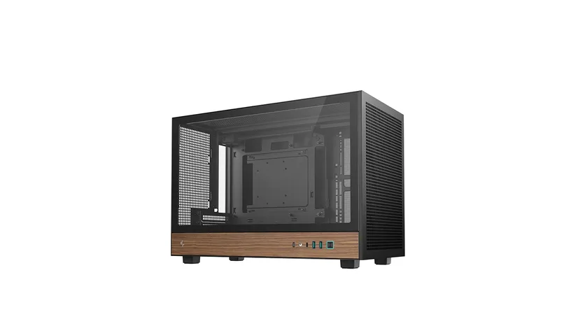 Deepcool CH260 Wood Computer Case – Wood-Accent Chassis - Klick