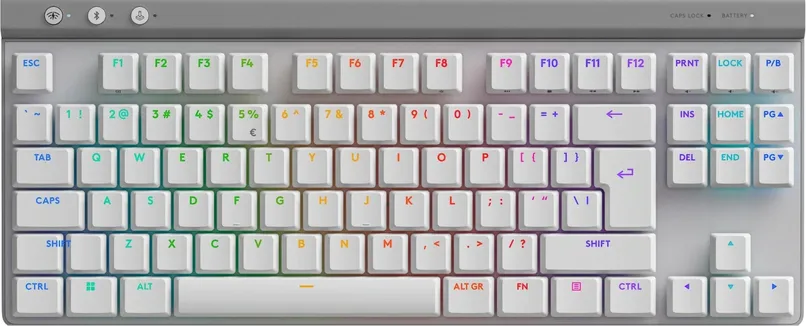 Logitech G515 LIGHTSPEED TKL White – wireless RGB keyboard - Klick